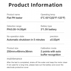 PH232 High Accurate Flat PH Tester Digital PH Analyzer Portable Used for Flat Object Surface Acidity Alkalinity Quick Measurement