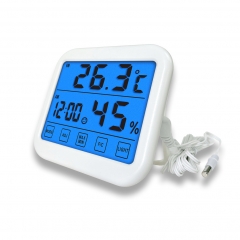 TH033A Large Digital Display Touch Screen Humidity Measure Max&Min Hygrometer Thermometer with Backlight