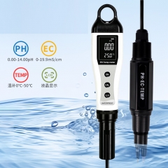 ph233 High Precision Water Quality Tester PH EC Temp 3 in 1 Tester Multi Parameter Water Tester PH-9086L for Water Sample Testing
