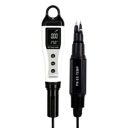 ph233 High Precision Water Quality Tester PH EC Temp 3 in 1 Tester Multi Parameter Water Tester PH-9086L for Water Sample Testing
