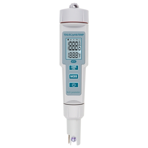 PH116 4 in 1 PH/EC/TDS/temperature Testing Pen Acidity Alkalinity Hardness Conductivity Water Quality Testing Pen