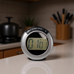 WXDIY021 Mini Digital Magnet Timer 99m 59s Eco-Friendly Plastic Design for Cooking and Kitchen Use Minimalist Style