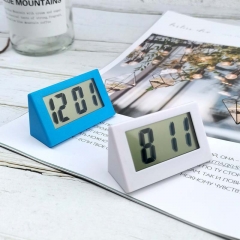 RY-02 Cheap Bedroom Simple Small Electronic Clock Portable Elderly Large Character Student Exam Silent Desktop Mini Clock