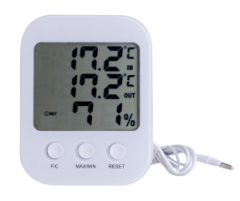 TH201 Precision Digital Display Electronic Temperature Hygrometer Indoor Temperature Humidity Meter