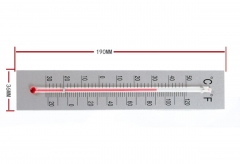 LP19 High precision aluminum kitchen refrigerator thermometer, household freezer, cold storage thermometer
