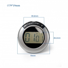 WXDIY021 Mini Digital Magnet Timer 99m 59s Eco-Friendly Plastic Design for Cooking and Kitchen Use Minimalist Style