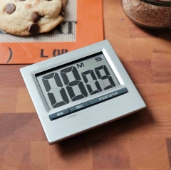 WXDIY0035 Wholesale Digital Kitchen Timer with LCD Display Battery Powered CE/EU Certified 1 Hour Fixed Time Set Time Reminder