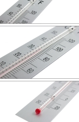 LP19 High precision aluminum kitchen refrigerator thermometer, household freezer, cold storage thermometer