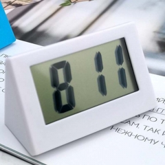 RY-02 Cheap Bedroom Simple Small Electronic Clock Portable Elderly Large Character Student Exam Silent Desktop Mini Clock