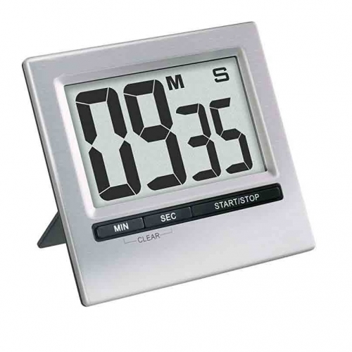 WXDIY0035 Wholesale Digital Kitchen Timer with LCD Display Battery Powered CE/EU Certified 1 Hour Fixed Time Set Time Reminder