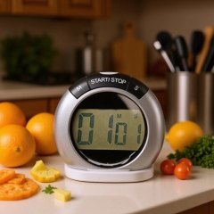WXDIY021 Mini Digital Magnet Timer 99m 59s Eco-Friendly Plastic Design for Cooking and Kitchen Use Minimalist Style