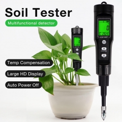 JQ019BT Multifunctional Portable Bluetooth Soil Tester LCD Display 99% Accuracy Nitrogen Phosphorus Potassium EC Fertility pH for