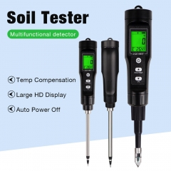 JQ019BT Multifunctional Portable Bluetooth Soil Tester LCD Display 99% Accuracy Nitrogen Phosphorus Potassium EC Fertility pH for