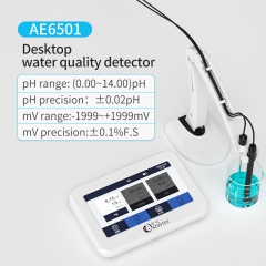 AE6501 PH meter Touchscreen desktop water quality detector 【PH+temperature】