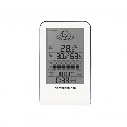 SH-039 Digital Home Weather Station Indoor Outdoor Thermometer/Hygrometer Featuring Weather Forecasts Barometric Pressure