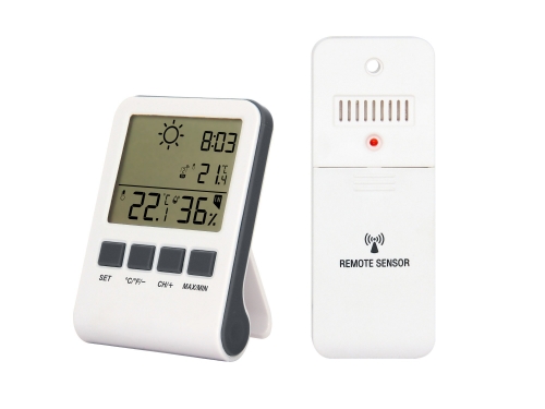 SH-016T Wireless Indoor Outdoor Thermometer Hygrometer Weather Station Remote Sensor Time ℃/℉ Max Min Record