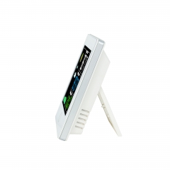 SH-079 Wireless Weather Station Color Display Temperature Humidity Monitor Perpetual Calendar Weather Forecast Alarm Clock