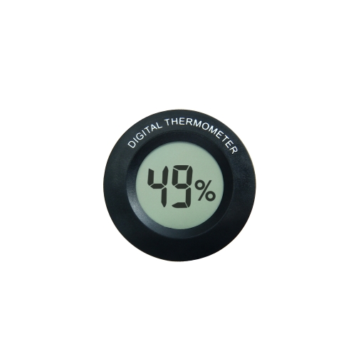 SH-216H Mini Round Embedded Digital Hygrometer High Accuracy LCD Humidity Tester for Refrigerator Pet Carrier Cabinet Car Storage Box