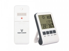 SH-016T Wireless Indoor Outdoor Thermometer Hygrometer Weather Station Remote Sensor Time ℃/℉ Max Min Record