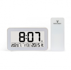 SH-037B Digital Wireless Thermometer Hygrometer Big Colorful LCD Weather Station with LED Backlight Indoor Temperature Humidity Meter
