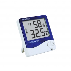 Digital Thermometer Hygrometer LCD Display Battery Powered Indoor Temperature Humidity Monitor ABS Material Model SH-049 for