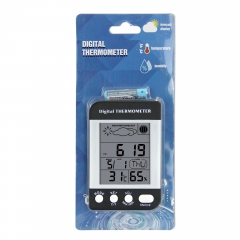 SH-134 Digital Indoor Thermometer Hygrometer LCD Weather Station Battery Powered ABS Stand Design Temperature Humidity Gauge Max Min