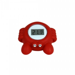 SH-360 Cartoon Floating Baby Digital Bath and Room Thermometer PVC Material Red Color