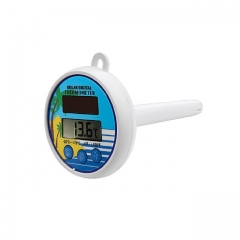 SH-131 Waterproof Floating Digital Pool Thermometer LCD Display 0.1C Resolution Solar Powered High/Low Temp Display for Pool Hot Tub