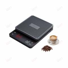 SC-004 2000g/0.1g Display Areas Espresso Grinder Coffee Scale Hand Drip Waterproof Smart Electronic Scales Pour