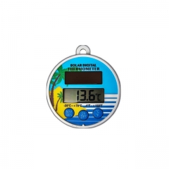 SH-131 Waterproof Floating Digital Pool Thermometer LCD Display 0.1C Resolution Solar Powered High/Low Temp Display for Pool Hot Tub