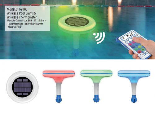 SH-9160 Wireless Pool Lights& Wireless Thermometer