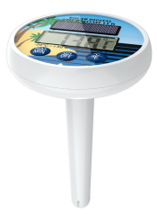 SH-131 Waterproof Floating Digital Pool Thermometer LCD Display 0.1C Resolution Solar Powered High/Low Temp Display for Pool Hot Tub