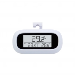 SH-255 Electronic Refrigerator Thermometer Wall-Mounted Mini Digital Temperature Gauge for Refrigerators Freezers Records Max/Min