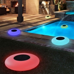 SH-9175 Solar Powered IP67 Waterproof 16 Colors Changing Floating Lamp Outdoor Party Garden Pond Swimming Pool Lights
