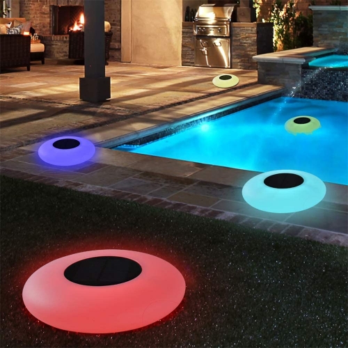 SH-9175 Solar Powered IP67 Waterproof 16 Colors Changing Floating Lamp Outdoor Party Garden Pond Swimming Pool Lights