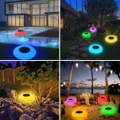 SH-9175 Solar Powered IP67 Waterproof 16 Colors Changing Floating Lamp Outdoor Party Garden Pond Swimming Pool Lights