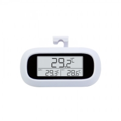SH-255 Electronic Refrigerator Thermometer Wall-Mounted Mini Digital Temperature Gauge for Refrigerators Freezers Records Max/Min