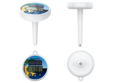 SH-131 Waterproof Floating Digital Pool Thermometer LCD Display 0.1C Resolution Solar Powered High/Low Temp Display for Pool Hot Tub