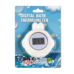 SH-363 Household Children's Bath Tub Water Temperature Cartoon Seal Large Screen Intelligent Waterproof Baby Bath Thermometer