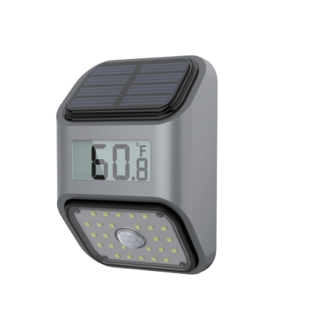 ST-42 Solar wall light with temperature