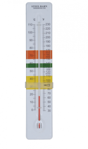 ZLB-196 -30~110℃（30~230℉） Metal Steel Barn Thermometer