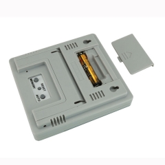 AS807 Humidity Monitor Temperature Clock Alarm Digital Hygrometer