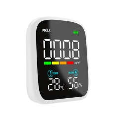 CH-PV28B Mini PM2.5 Air Quality Monitor LED Display Portable Gas Detector by Laser Detection Thermo-Hygrometer