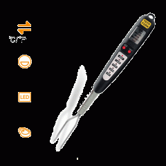 CH-204 Probe Instant Read Kitchen Digital Meat Thermometer Fork Type Food Thermometer for Christmas Barbecue Party