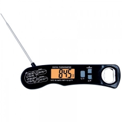 CH-112 Fast Reading Meat Thermometer With Backlight Alarm Function Kitchen Digital Foldable Waterproof Food Thermometer