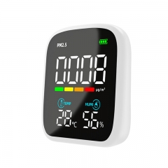 CH-PV28B Mini PM2.5 Air Quality Monitor LED Display Portable Gas Detector by Laser Detection Thermo-Hygrometer