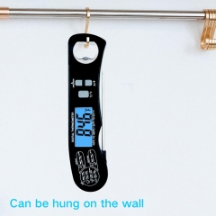 CH-112 Fast Reading Meat Thermometer With Backlight Alarm Function Kitchen Digital Foldable Waterproof Food Thermometer