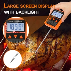 CH-113 Portable Digital Food Kitchen Thermometer Water and Oil Thermometer for Kitchen Long Probe Candy Thermometer