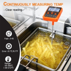 CH-113 Portable Digital Food Kitchen Thermometer Water and Oil Thermometer for Kitchen Long Probe Candy Thermometer