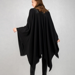 fancy woven poncho